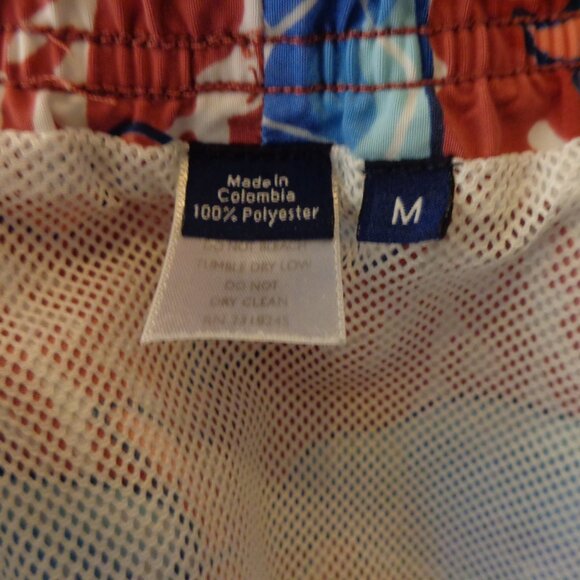Vineyard Vines Swim Trunks Mens Sea Turtle Ocean Lined Size Medium Drawstring - Picture 5 of 6